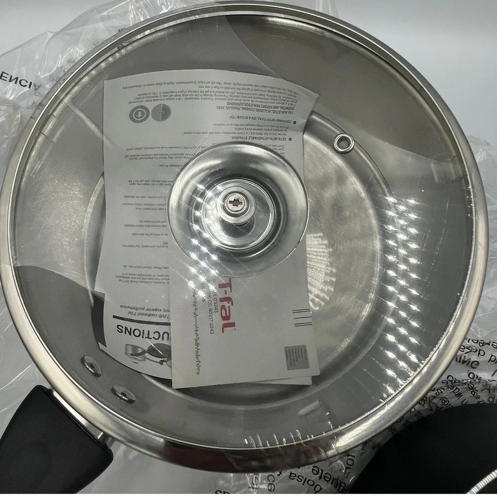 T-fal Double Boiler Set B1399663 3Qt Grey New 1pc Nonstick Stainless
